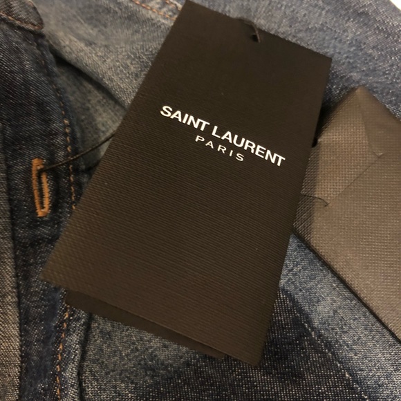 SAINT LAURENT OVERSIZE DENIM SHIRT SIZE M - Picture 8 of 8